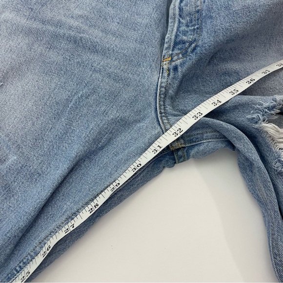 Citizens of Humanity Women’s Eva Mid Rise Distressed Straight Jeans Blue Size 29 - Picture 9 of 9